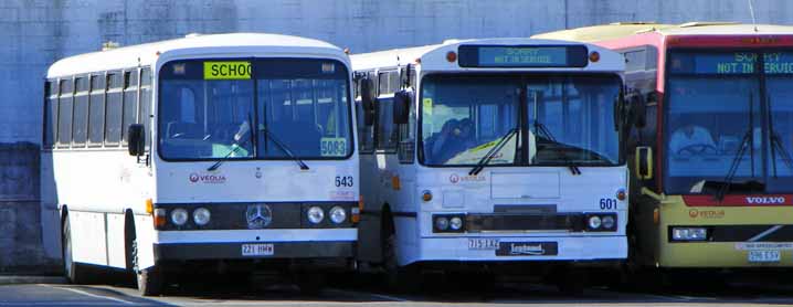 Veolia Mercedes OH1316 643 & Leyland Tiger 601